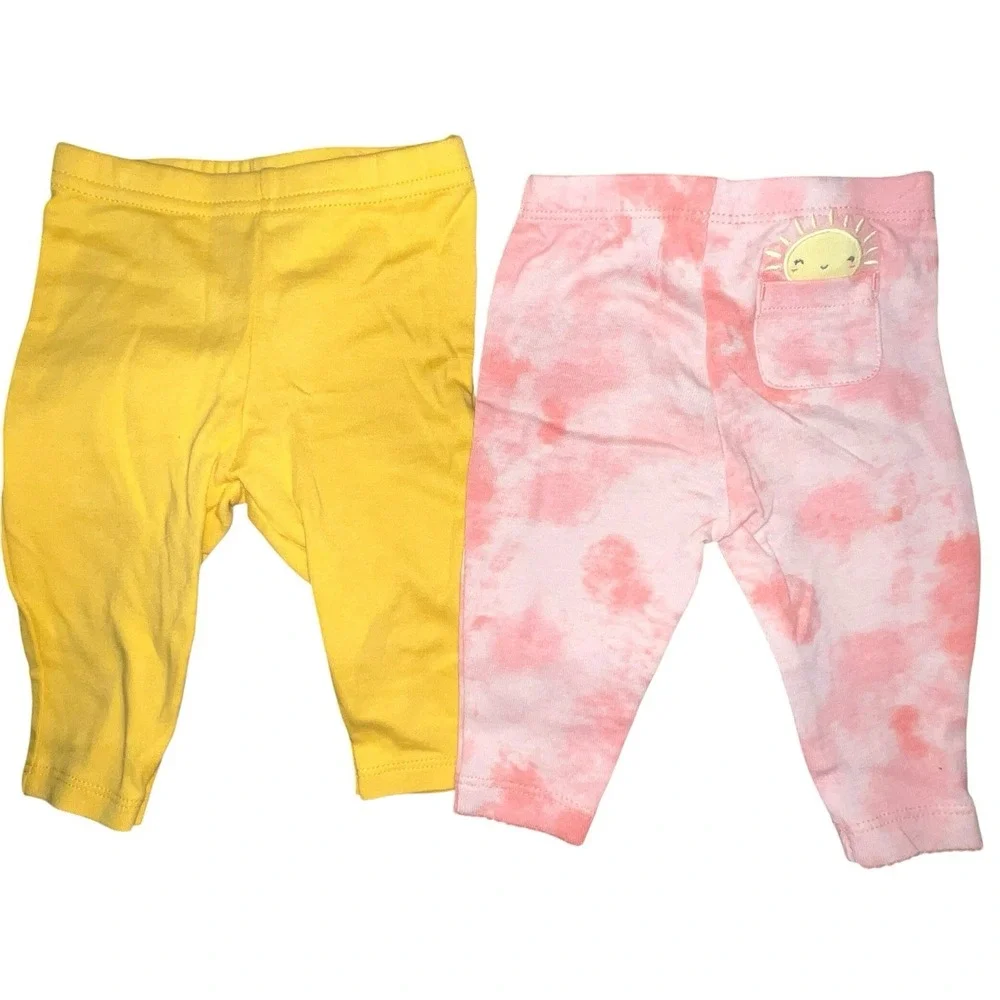 Bundle Of 8 Baby Girls Bottoms‎ Shorts Leggings Size 3M Tutu Summer Denim Sun